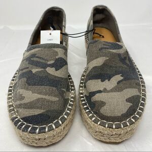 SPLENDID LANEY Green Camo Platform Espadrilles